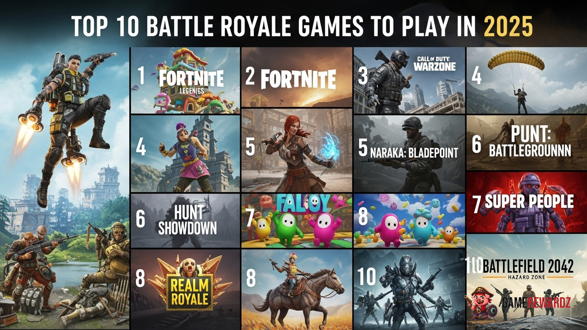 Top 10 Battle Royale Games to Play in 2025
